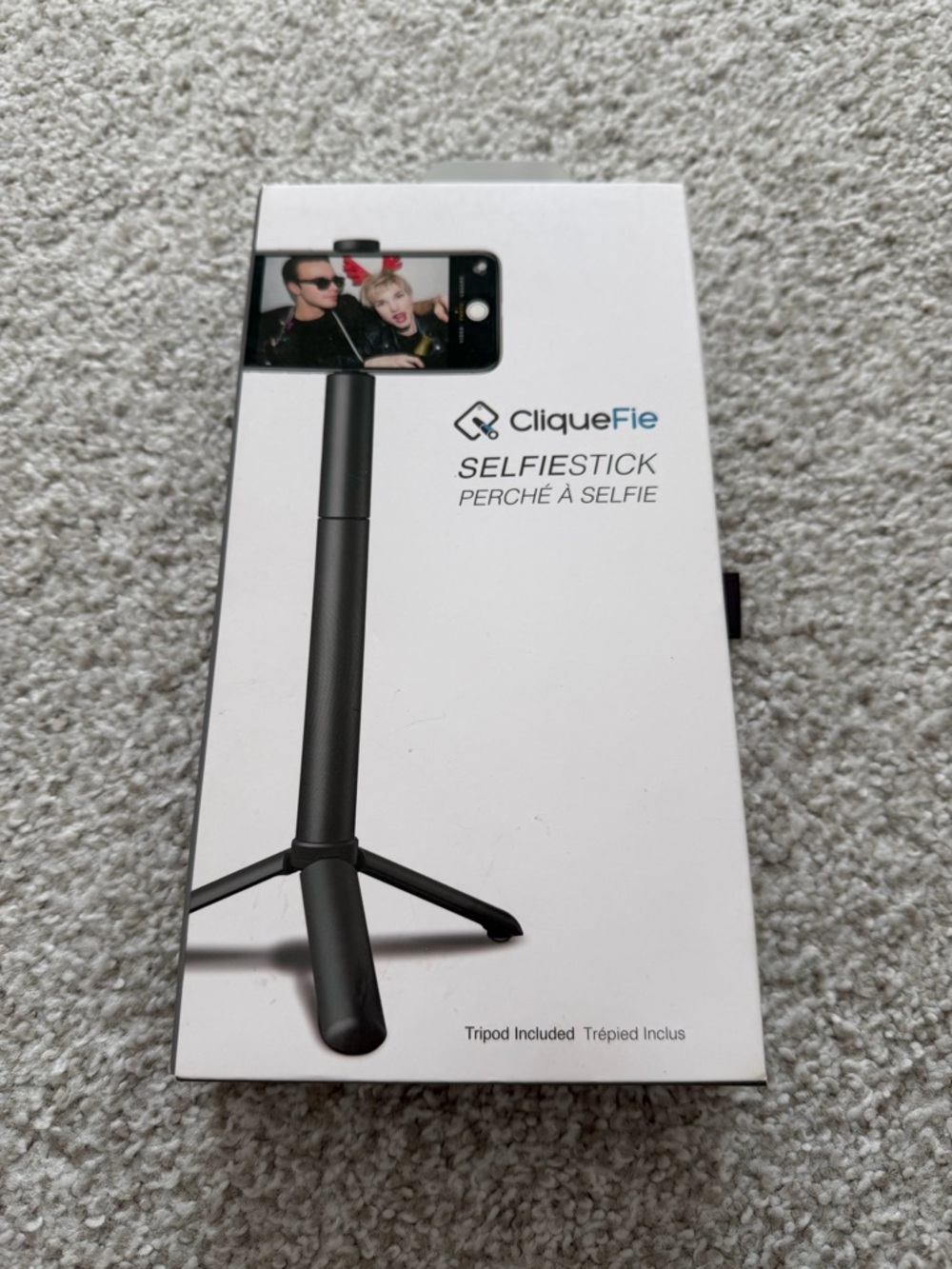 Black Selfie Stick Tripod